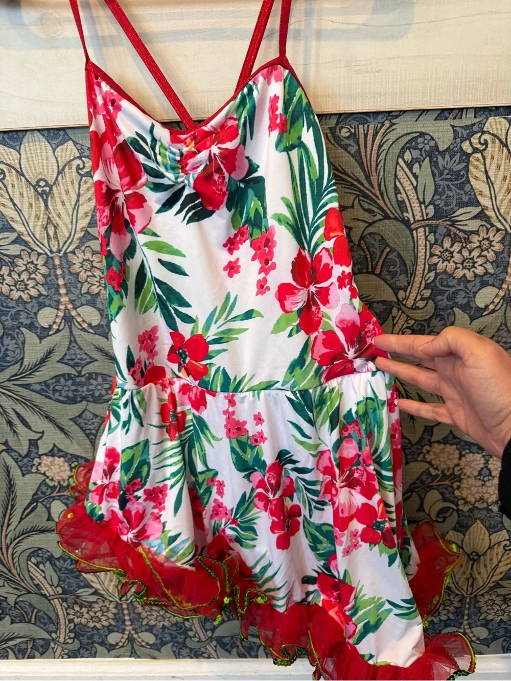 NEW! A Wish Come True Mele Kalikimaka dance costume Hawaiian